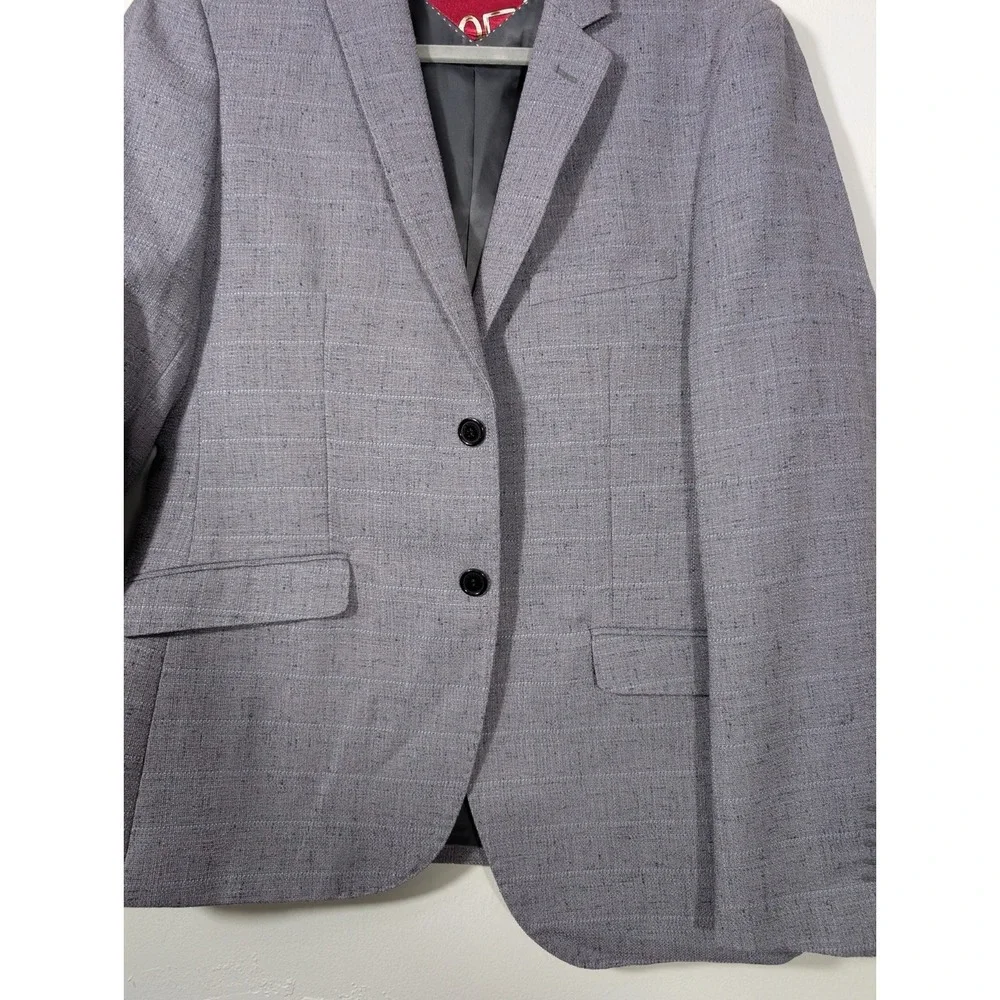 Elie Balleh Gray Sz Medium Two Button Sport Coat Jacket Blazer